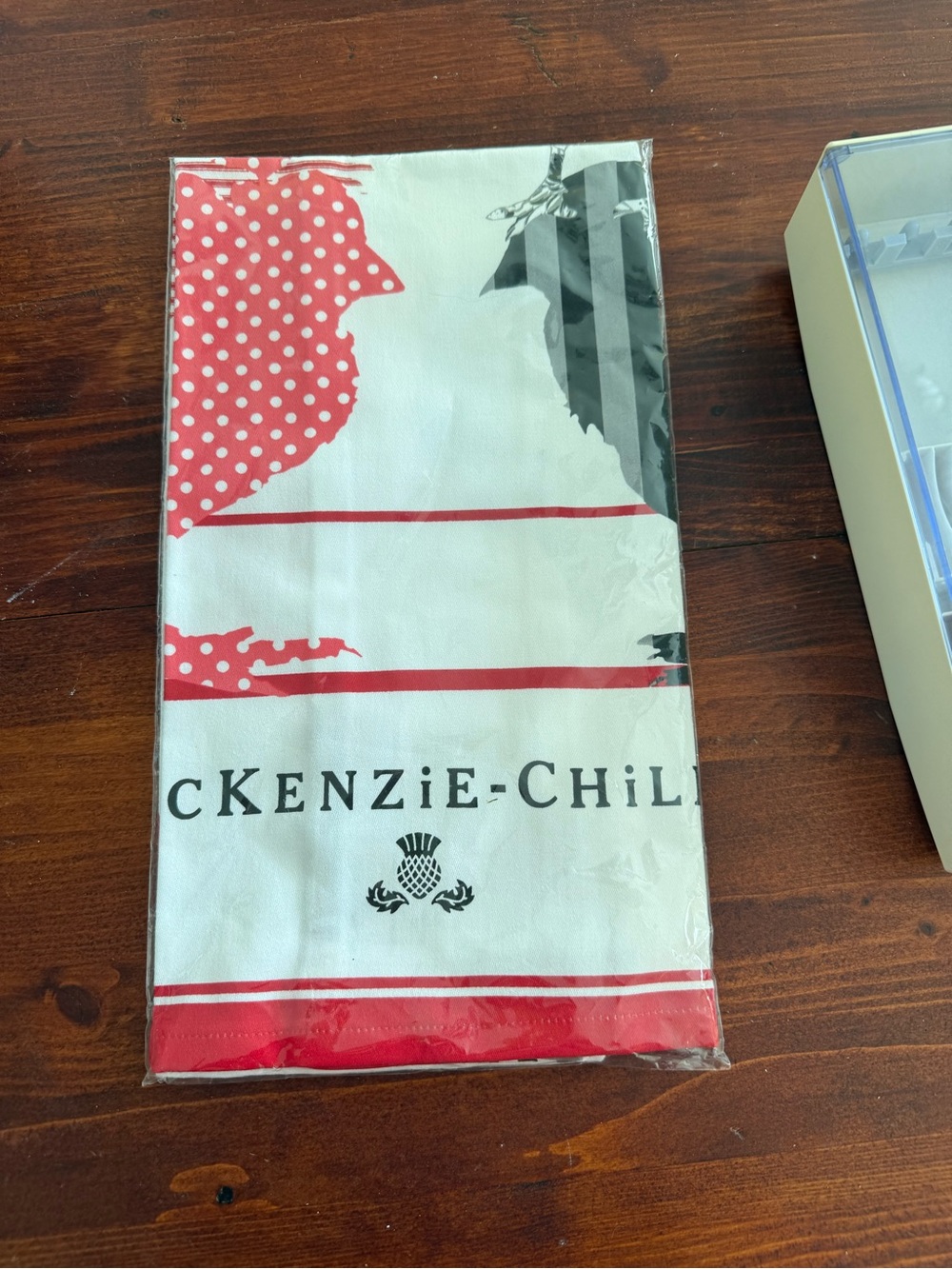 NWT MacKenzie-Childs Chick Chick Hooray Kitchen Tea Towel